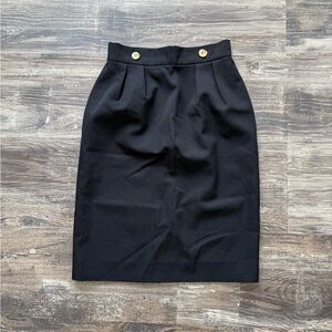 2000’s Christian Dior 2 Buttons Pencil Skirt